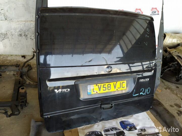 Крышка багажника Mercedes Vito W639 2.1D 2008