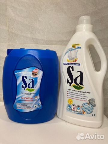 Жидкий гель порошок для стирки 5л и 3л 2шт