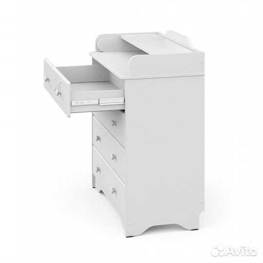 Комод пеленальный Айден белый