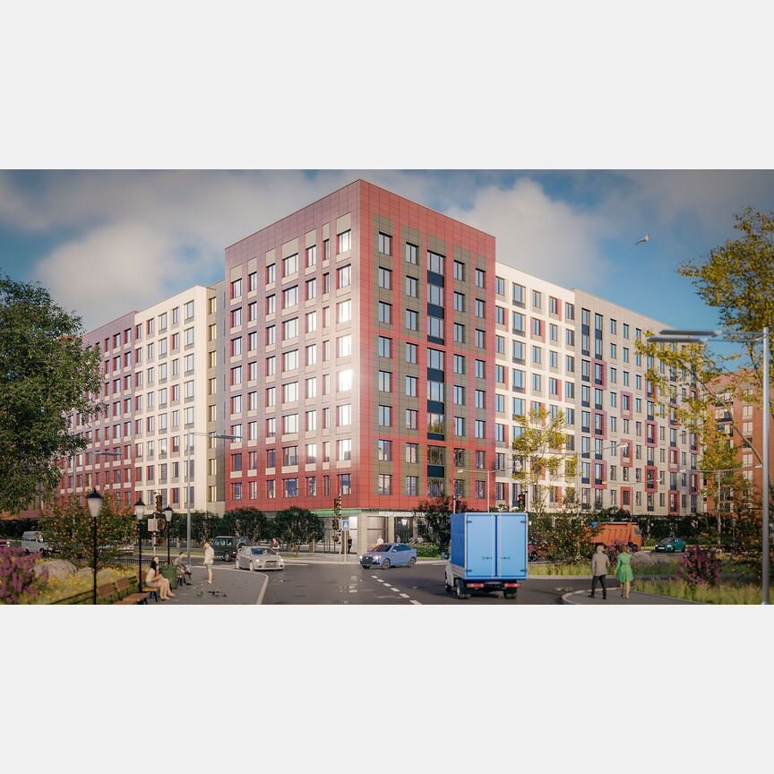 Квартира-студия, 27,2 м², 9/9 эт.