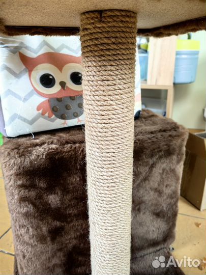 Домик для кошки с когтеточкой