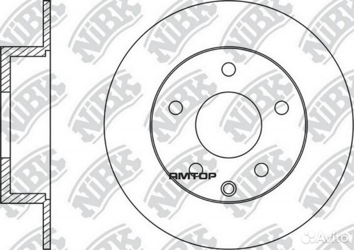 Nibk RN1402 Диск тормозной nibk RN1402