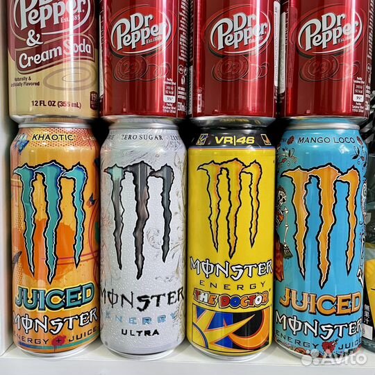 Monster Energy энергетические напитки