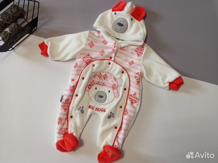 Комбинезоны теплые 68 74