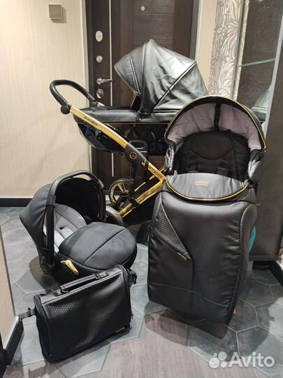 Коляска 3 в 1 Junama Diamond Fluo line