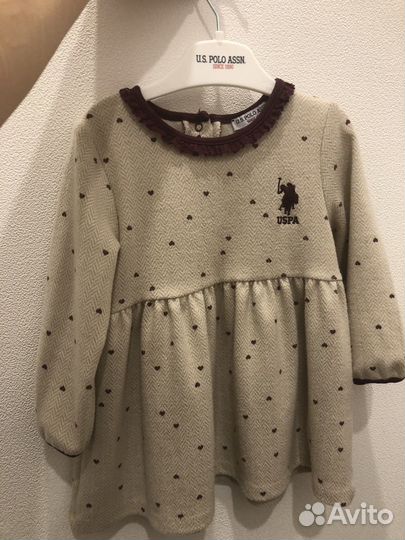 Платье для девочки 80 86 U.S. Polo