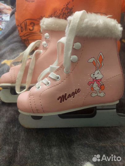 Коньки детские с двумя лезвиями