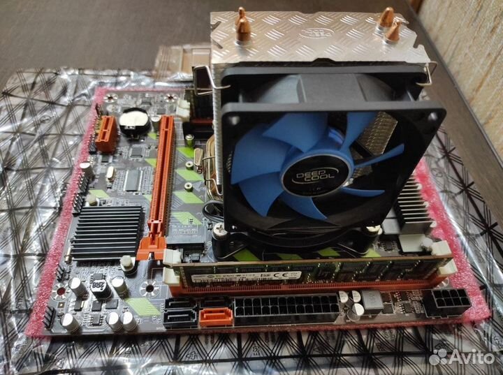 Новая плата + процессор 16 потоков + 16Гб + кулер