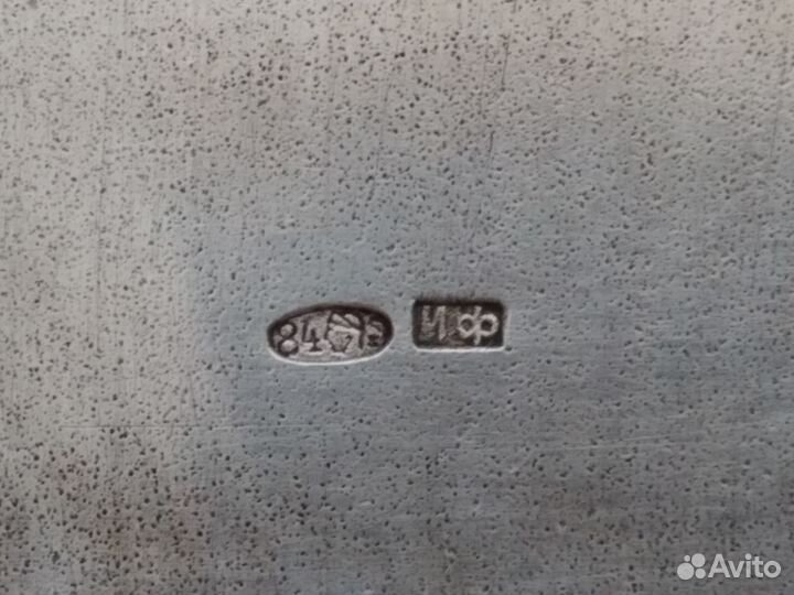 Серебрянный портсигар