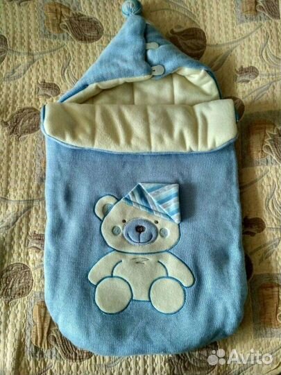 Конверт на выписку для мальчика осень