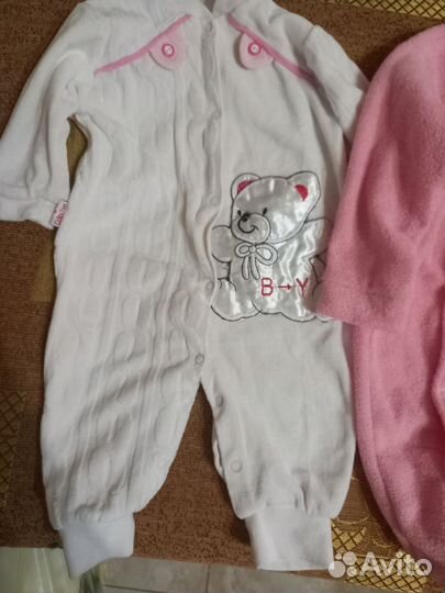 Теплые комбинезоны на девочку