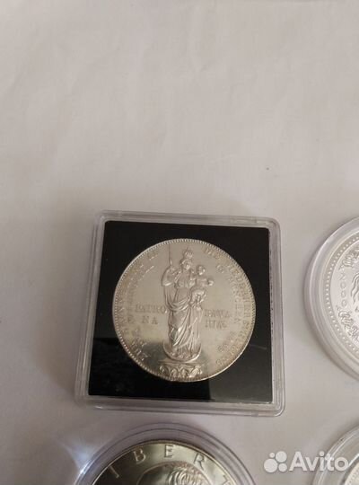 Монеты серебро