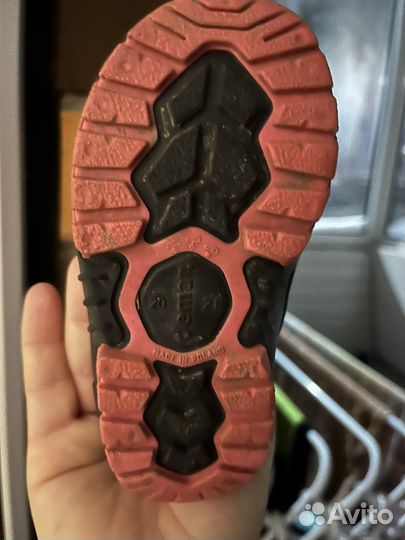 Зимние ботинки для девочки 20-21 размер