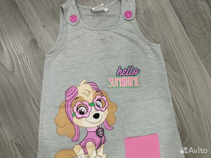 Вещи пакетом для девочки р. 116