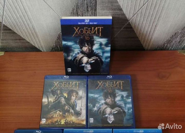 Хоббит: битва пяти воинств blu-ray