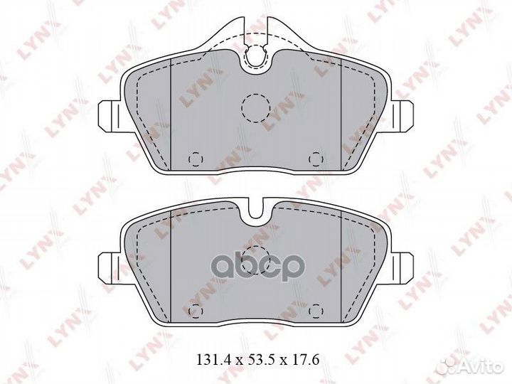 Колодки тормозные дисковые перед BMW E81/E8