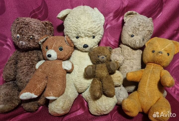 Плюшевые Медведи Игрушки СССР