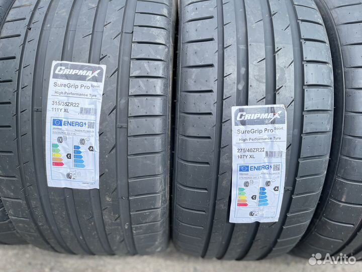 Gripmax SureGrip Pro Sport 315/35 R22 113Y