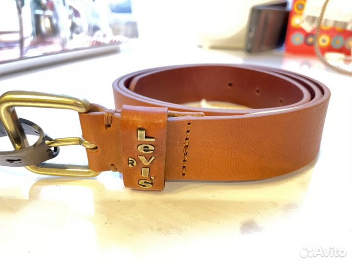 Новый Ремень Levis женский кожанный 85
