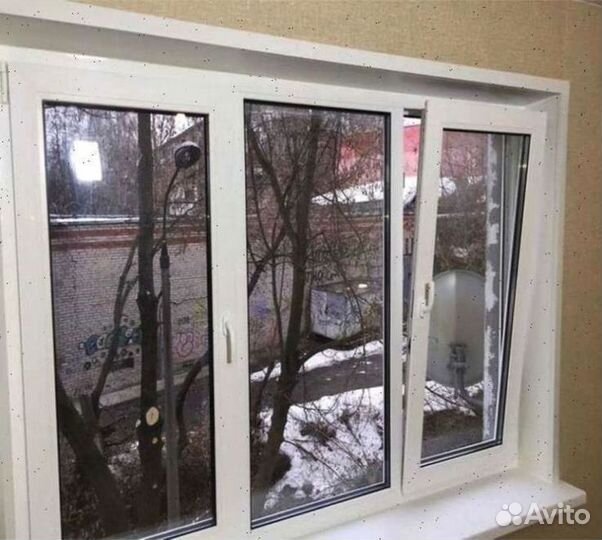 Окна пластиковые не б/у