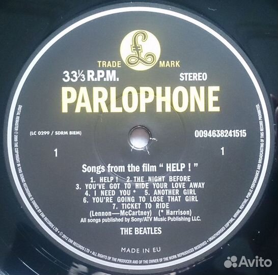 LP The Beatles - Help