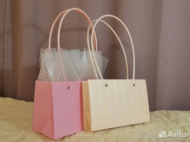 Пакет подарочный сумочка основа для букета