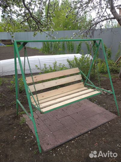 Садовые качели бу