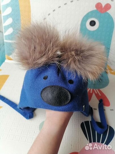 Шапка зимняя для мальчика р48-50