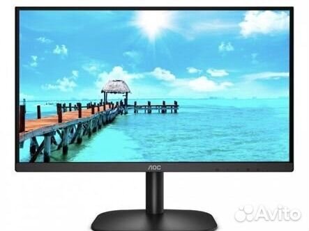 Новый монитор 23.8 AOC 24B2XD Black 75Hz