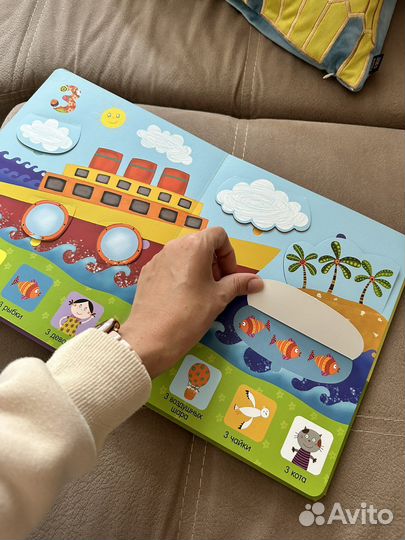 Книга Играем и учим числа 0+ сlever