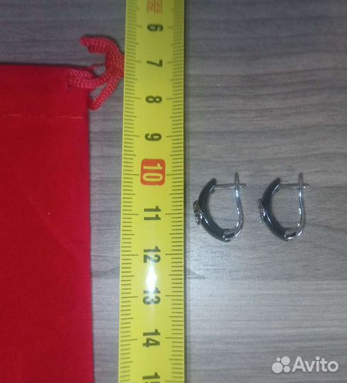 Серьги из керамики