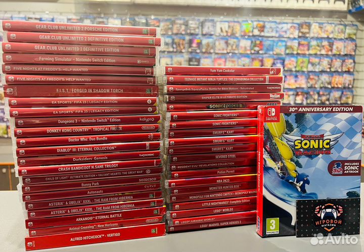 Новые и б/у картриджи для Nintendo Switch