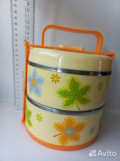 Ланч бокс с 2 тарелками