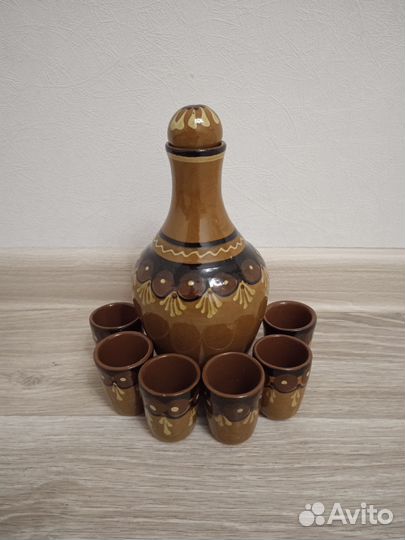 Графин с рюмками СССР