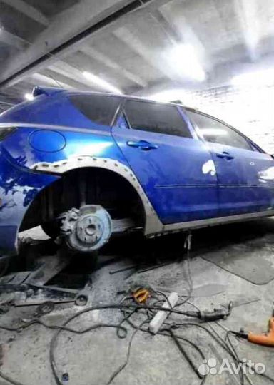 Пороги для Mazda 3 (BK) 2003-2009 (1+ 1 рест)