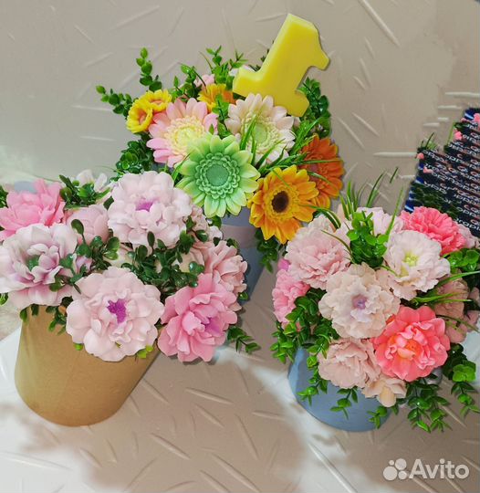 Букет из мыла