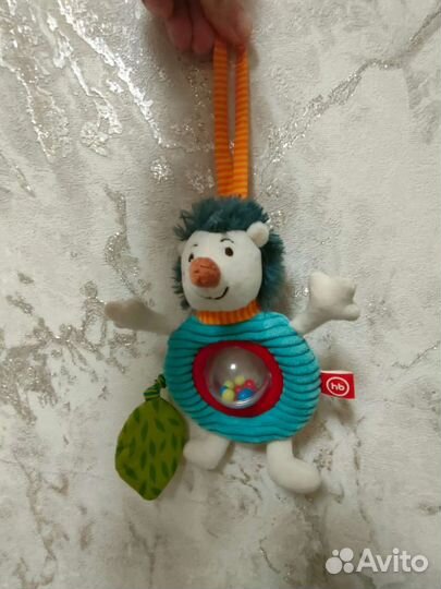 Погремушка-колокольчик Happy baby Ежик федя