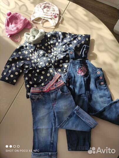 Вещи пакетом на девочку 74-80