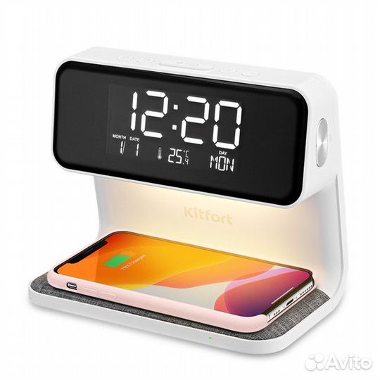Часы электронные kitfort кт-3351 с беспроводным за