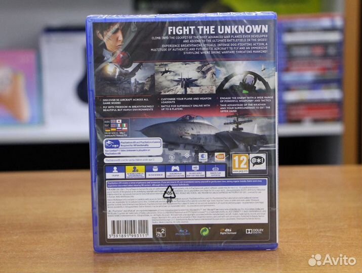 Ace Combat 7 Skies Unknown поддержка VR PS4, рус