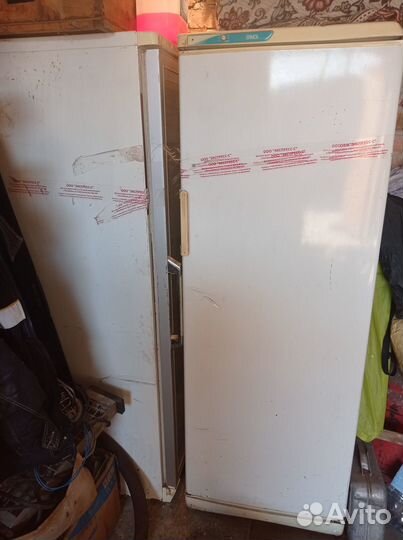Морозилка и холодильник со стеклянной дверью, б/у