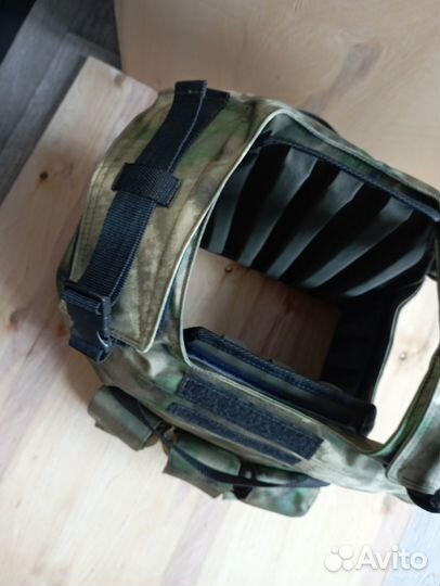 Бронежилет мох с плитами