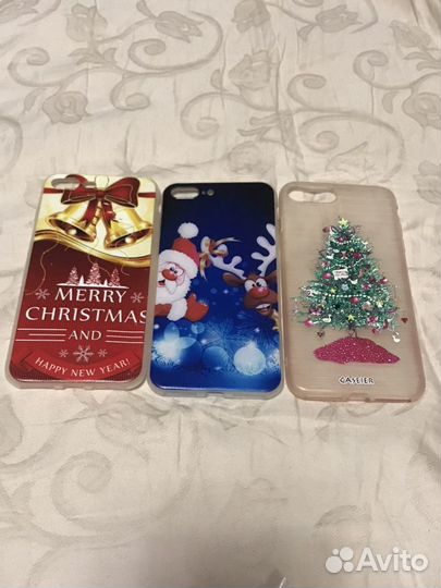 Чехлы новогодние на iPhone 7 Plus