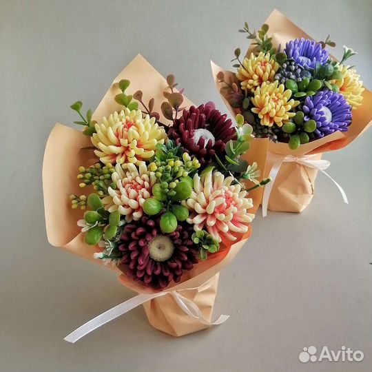 Букет из мыла