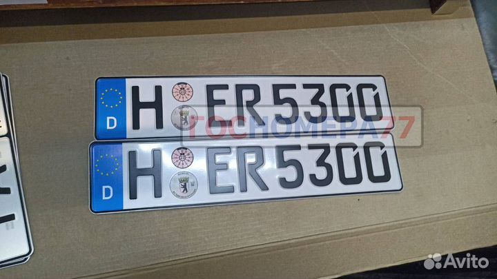 Иностранные номера на авто