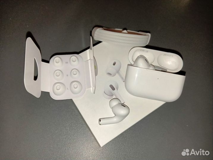 Наушники Airpods Pro 2 (type-c, гарантия, чехол)