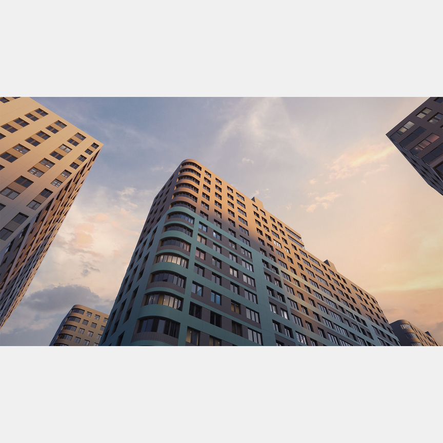 2-к. квартира, 54,1 м², 16/17 эт.