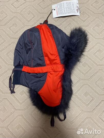 Новая детская Шапка ушанка р.48