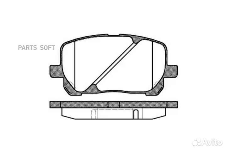 Remsa 095400 954 00 965 000-SX F1YA3328ZA колодки