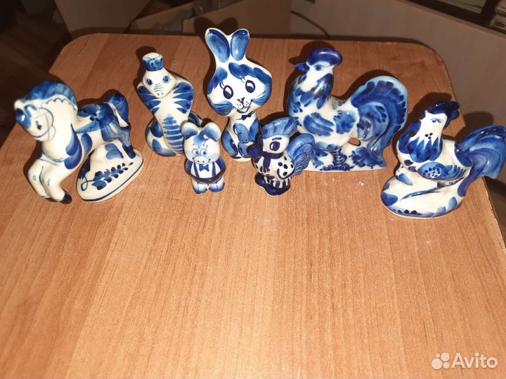 Фарфоровые статуэтки СССР гжель